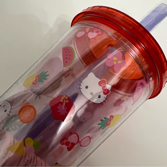 Hello Kitty Reusable Tumbler Perfect for Bubble Tea - Picture 8 of 9
